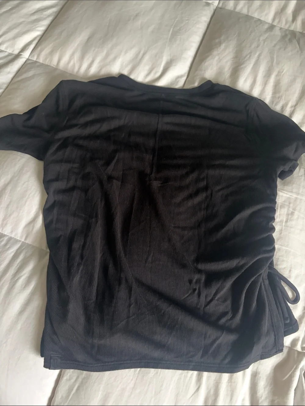 lululemon athletica Black Short Sleeve Crew Tee
